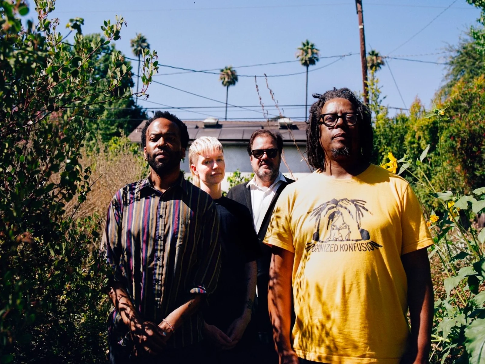 Jeff Parker and his band in Los Angeles